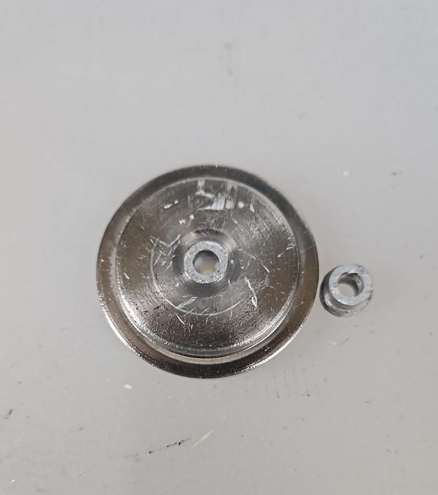 AVITAS wall mounted towel bar in brushed nickel for bathroom storage