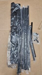 Kokorona room divider in black for room privacy and separation