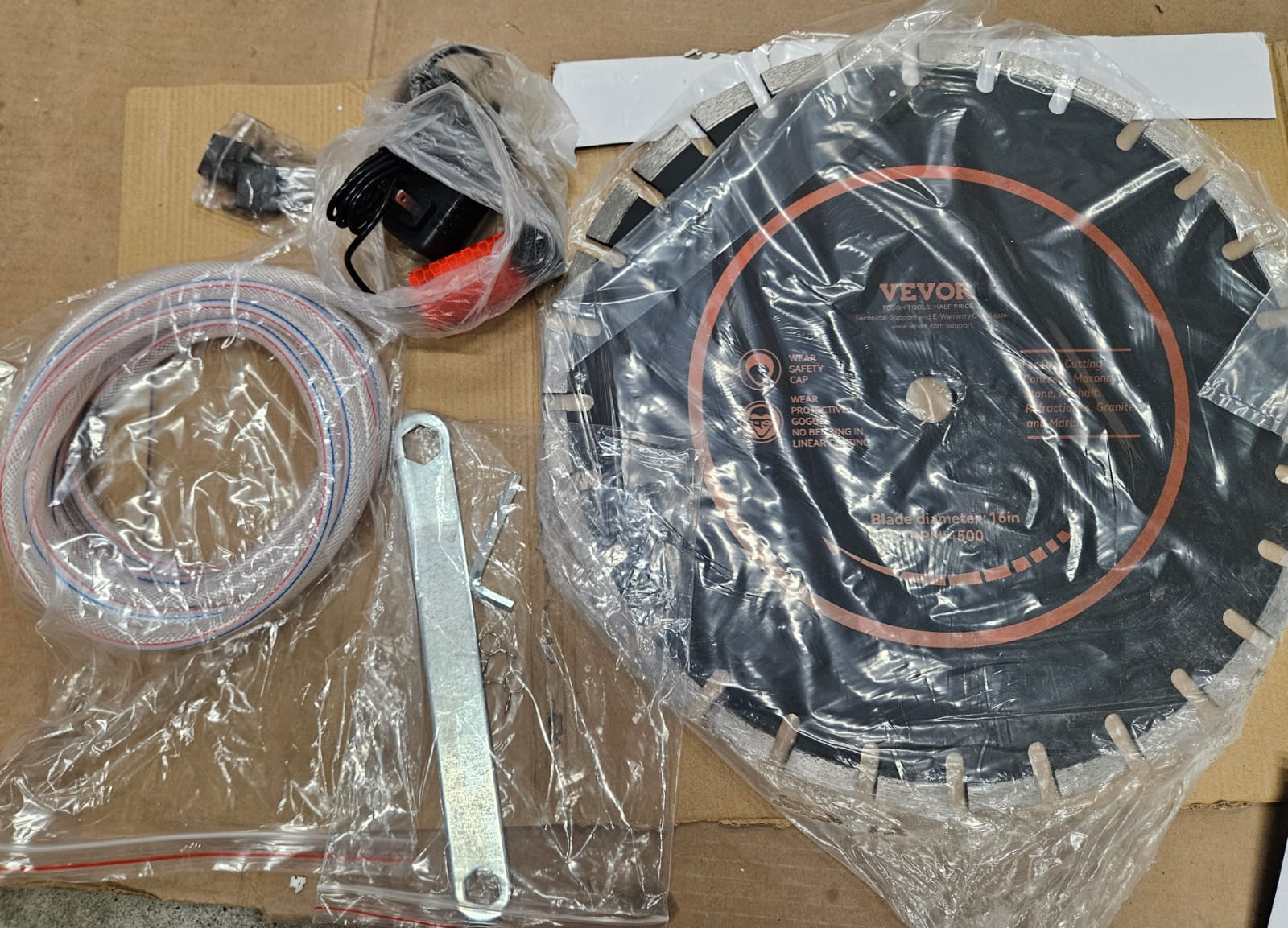 VEVOR electric concrete saw in 16 inch size with 3200 watt motor