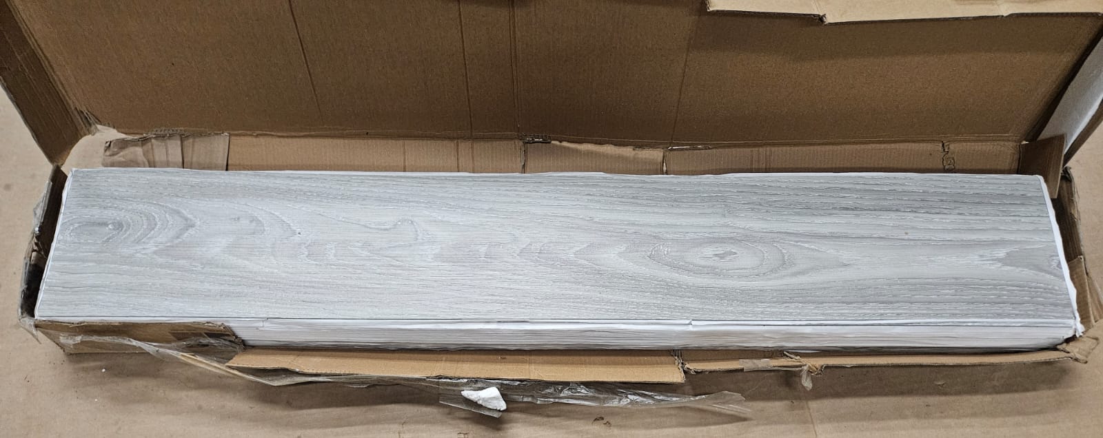 Art3d peel and stick floor tile vinyl wood plank in light grey with rigid surface