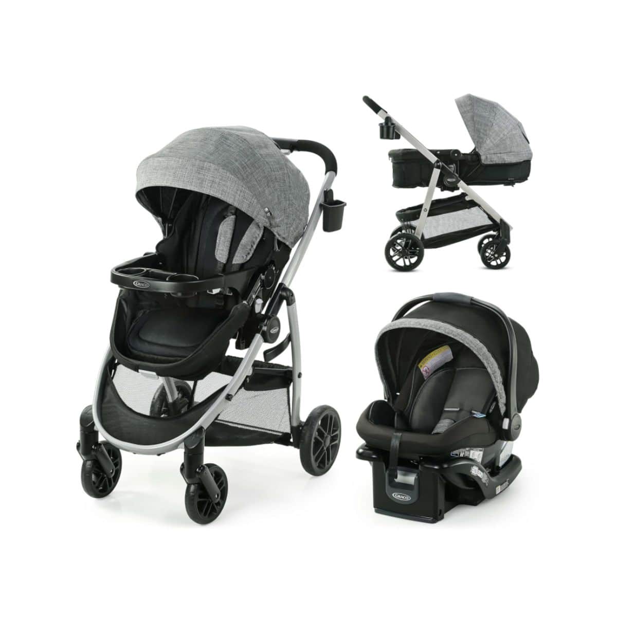 Baby Stroller Travel System - Graco Ellington Graco baby stroller travel system in Ellington colour with 3-in-1 design