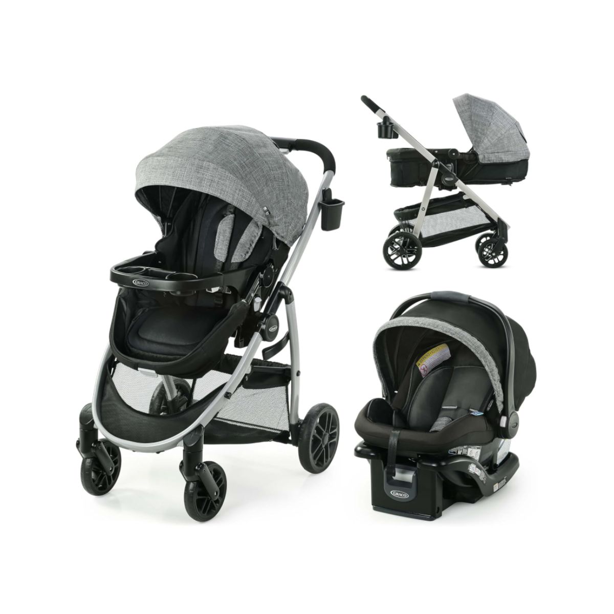 Baby Stroller Travel System - Graco Ellington Graco baby stroller travel system in Ellington colour with 3-in-1 design