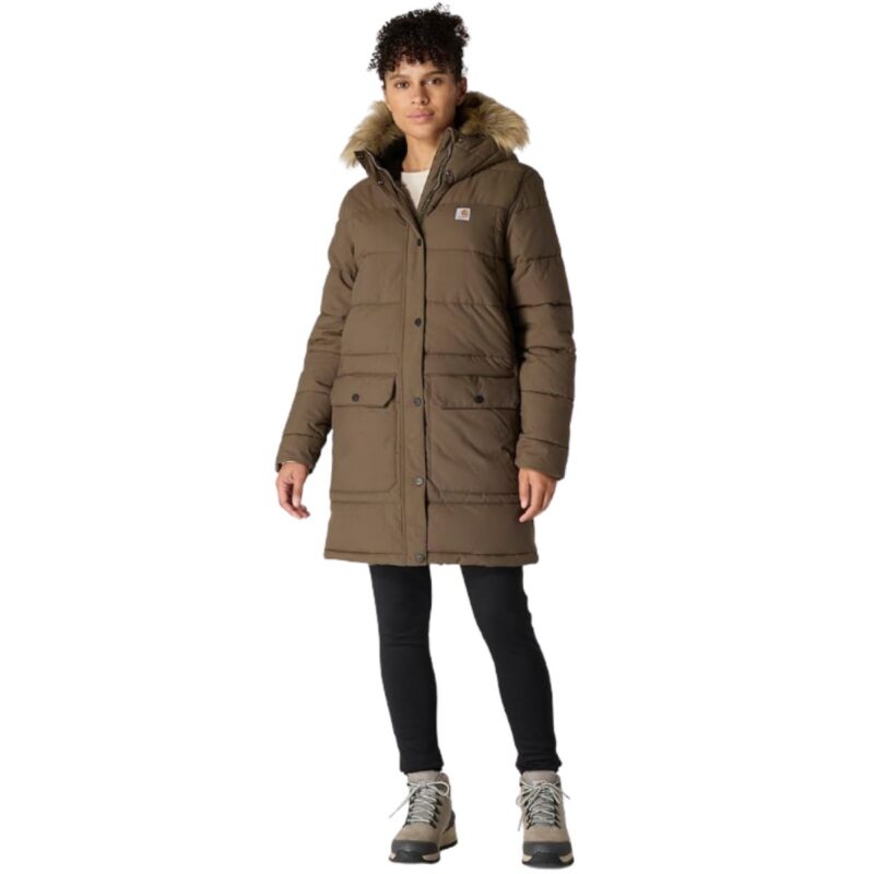 Carhartt womens relaxed midweight utility coat for everyday warmth and comfort