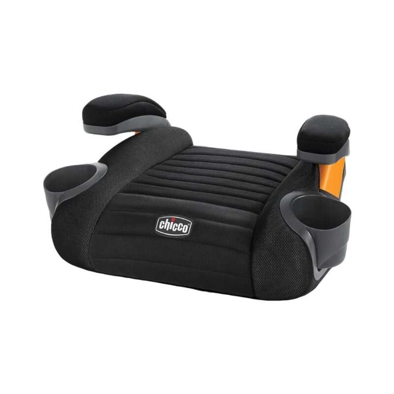 Chicco GoFit backless booster car seat in Knight/Black for kids 40-110 lbs