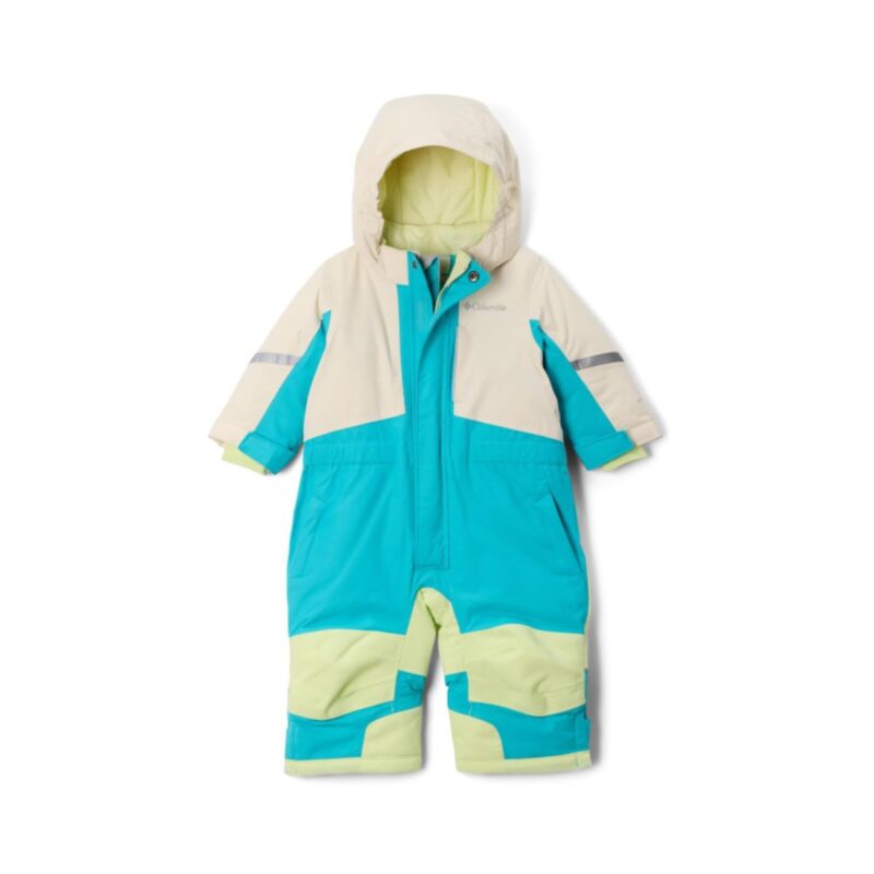 Columbia Youth Unisex Buga III Suit Large in geyser, chalk, and spring yellow colours
