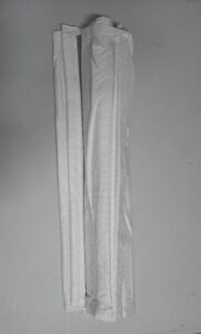 ECLIPSE Drew noise reducing blackout window roman shade in white