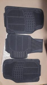 FH Group automotive floor mats solid black for all weather protection
