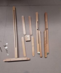 MEEDEN large H-frame tabletop easel portable wooden studio art stand