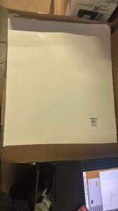 Merangue Bristol pack of 24 white poster boards for drawing and sketching
