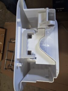 Midea 4500 Sq Ft WiFi enabled dehumidifier with reusable air filter in white