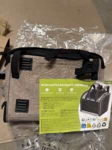 Pecute backpack with upgraded interior and reinforced support for small pets