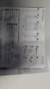 Regalo extra wide walk thru baby gate with décor hardwood and extension kits