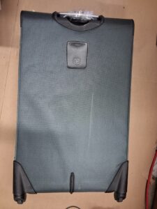 SwissGear Sion softside expandable luggage with spinner wheels in dark grey