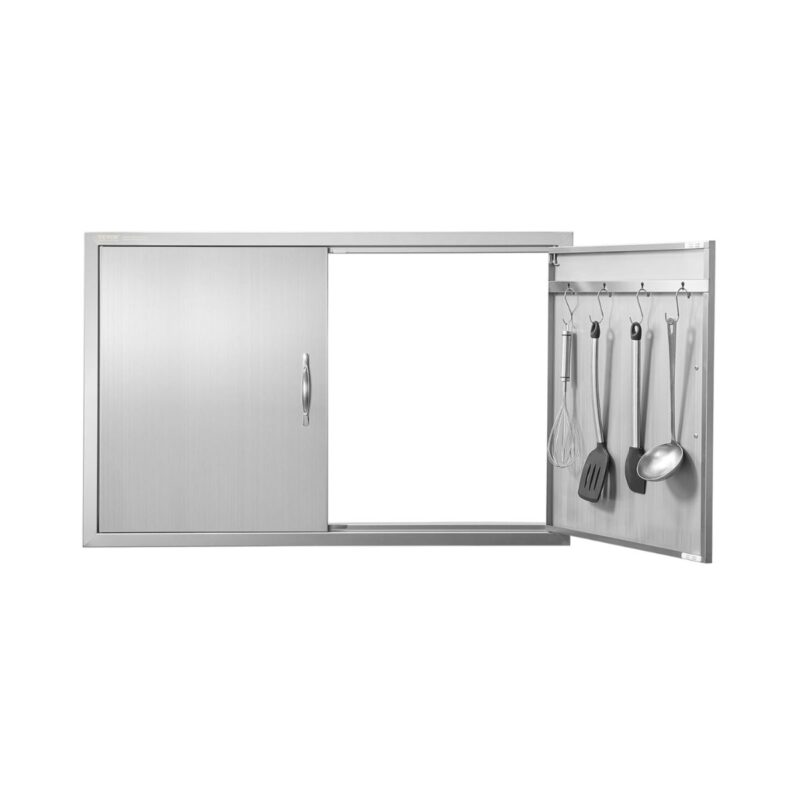 VEVOR outdoor stainless steel door for BBQ islands in sleek design