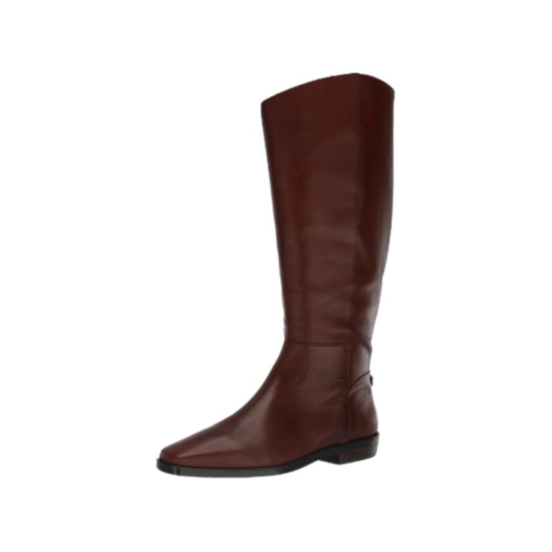 Sam Edelman equestrian boot in burnt brandy athletic calf leather