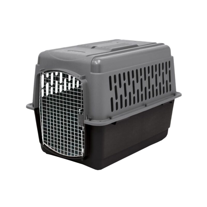 Petmate pet porter carrier in light gray for 70-90 LBS pets