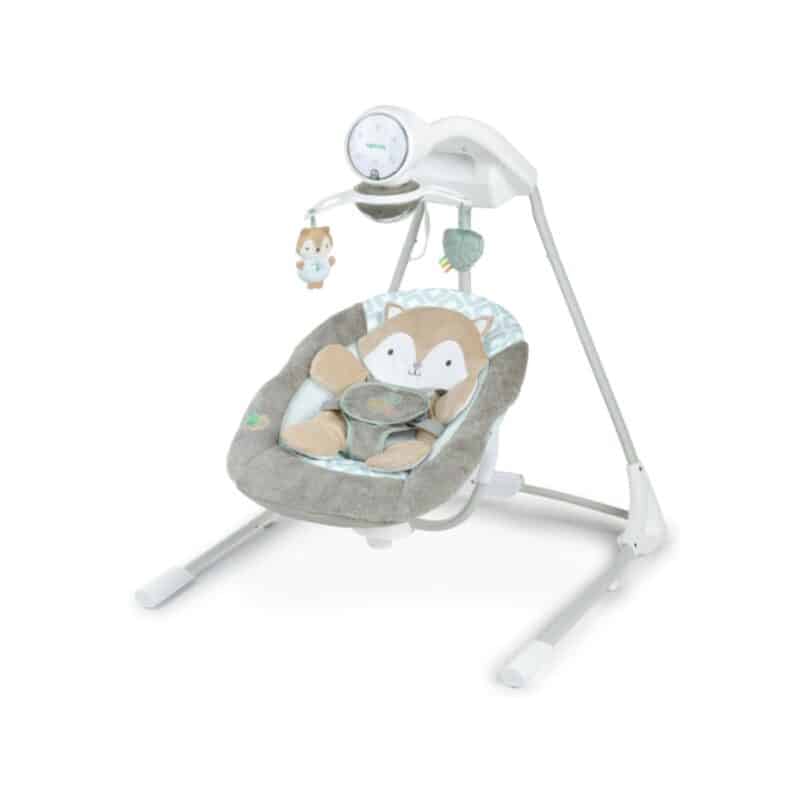 Ingenuity baby swing with swivel infant seat and nature sounds by Kitt Fox