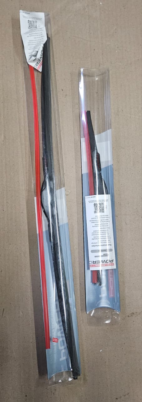 PowerStop windshield wiper blade set in 28 inch and 14 inch sizes for front windshield