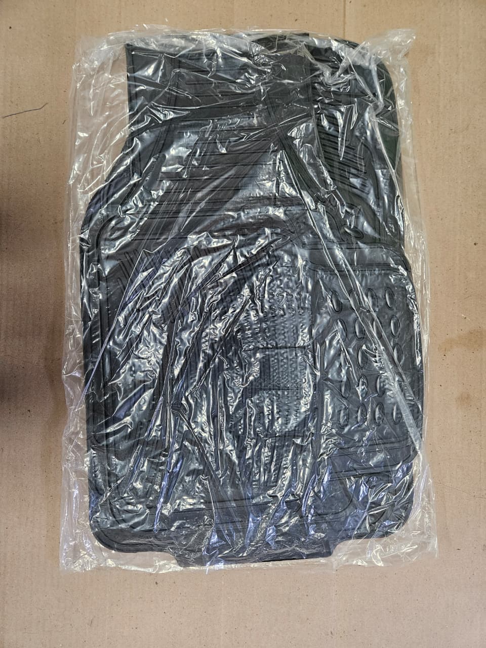 FH Group automotive floor mats in solid black all-weather design