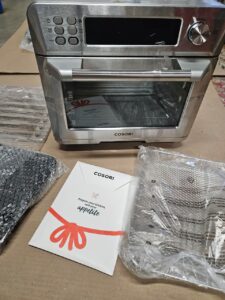 COSORI toaster oven air fryer stainless steel kitchen appliance