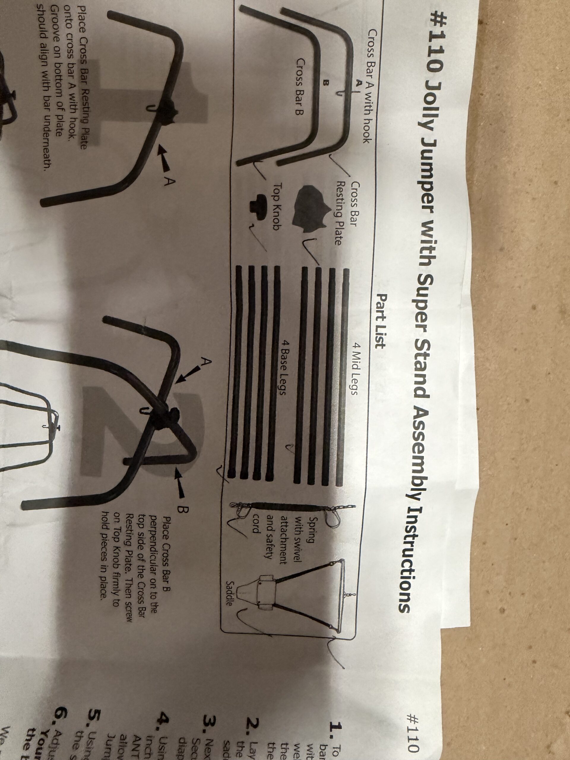 Jolly Jumper baby exerciser in grey safari with sturdy frame and adjustable height