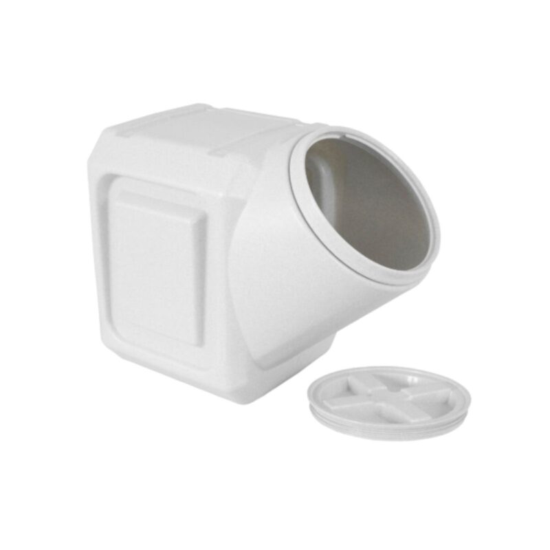 Gamma2 dog food storage container in stackable design with sealing lid