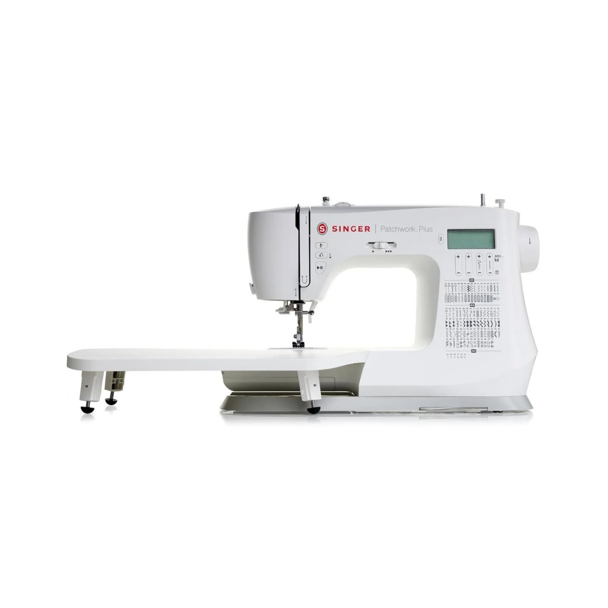 Computerized Sewing Machine - SINGER Patchwork Plus SINGER computerized sewing machine in sleek design with extension table