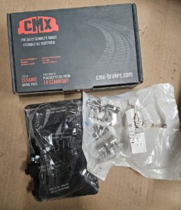 CMX front rear disc brake rotors kit with ceramic brake pads for Mazda 3 Sport