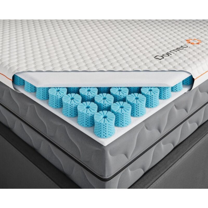 Dormeo cooling mattress topper in twin XL size with 3-zone Octaspring technology