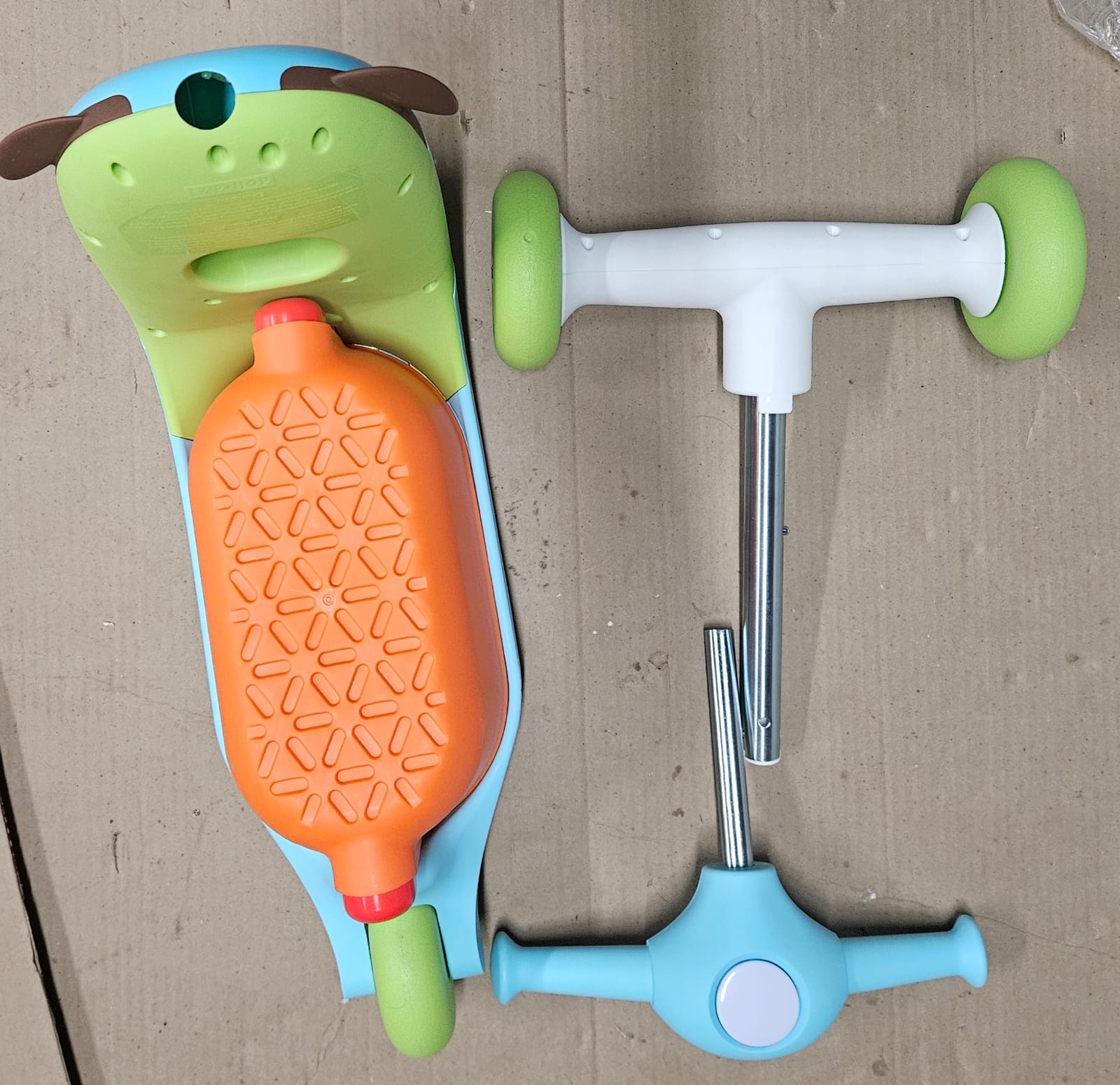 Skip Hop baby activity push walker in zoo dog design