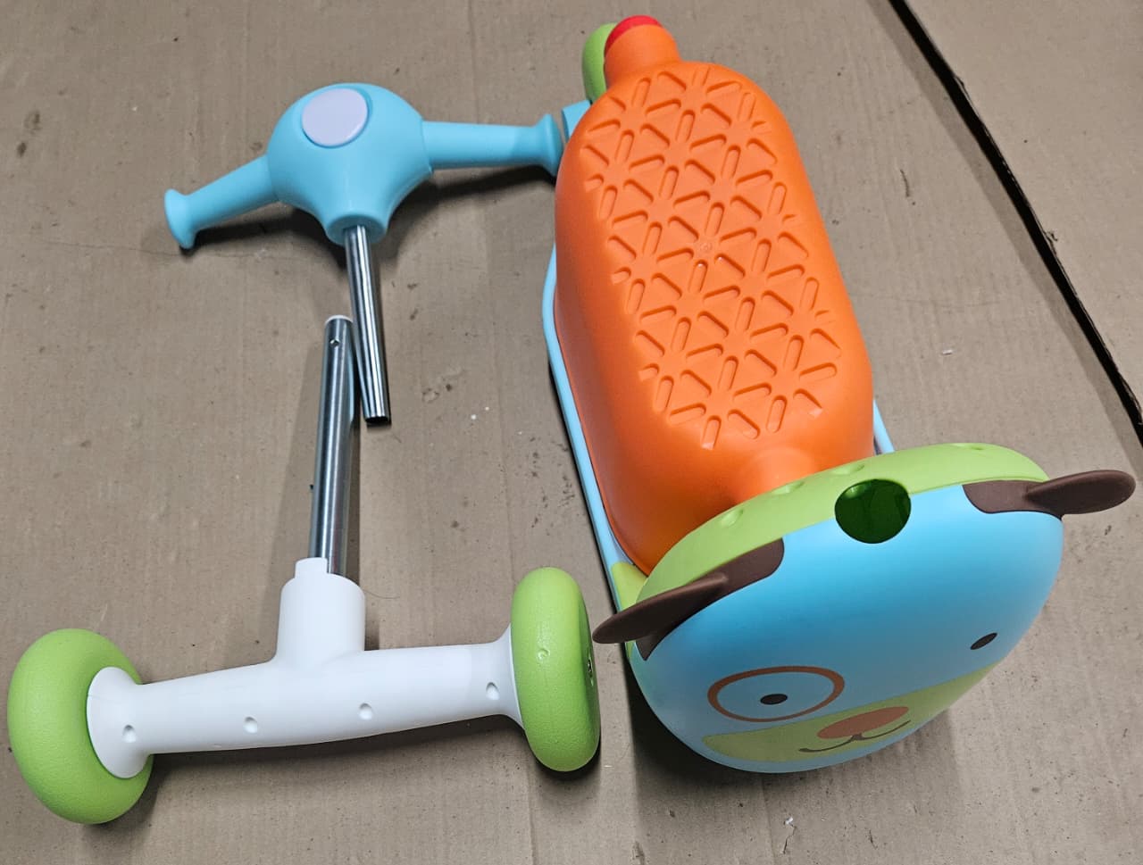 Skip Hop baby activity push walker in zoo dog design