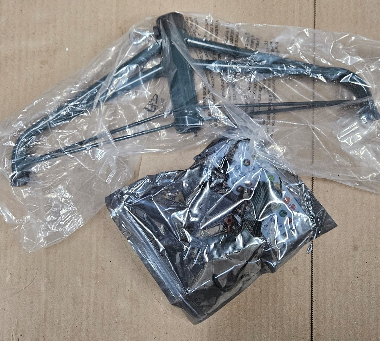 SHareconn prelit pencil christmas tree with multi-color RGB lights in flocked green