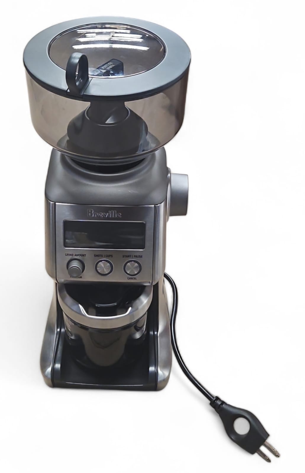 Breville smart grinder pro in brushed stainless steel finish