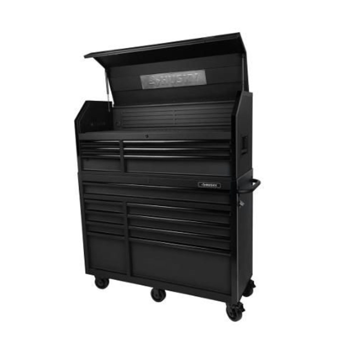 Tool Storage Chest - Husky Matte Black 15-Drawer Husky tool storage chest in matte black with 15 drawers