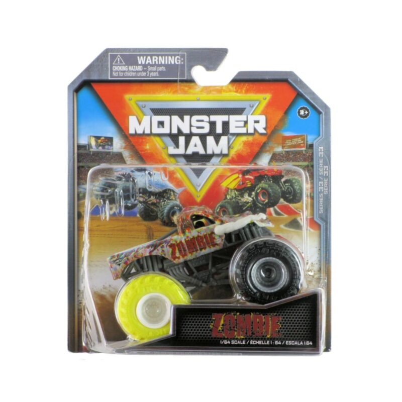 Monster monster jam truck in 1:64 scale diecast detailed graphics