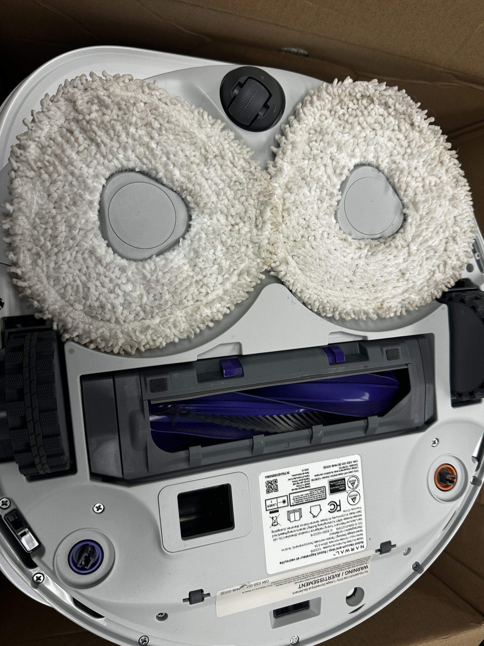 Narwal robot vacuum and mop in sleek modern design