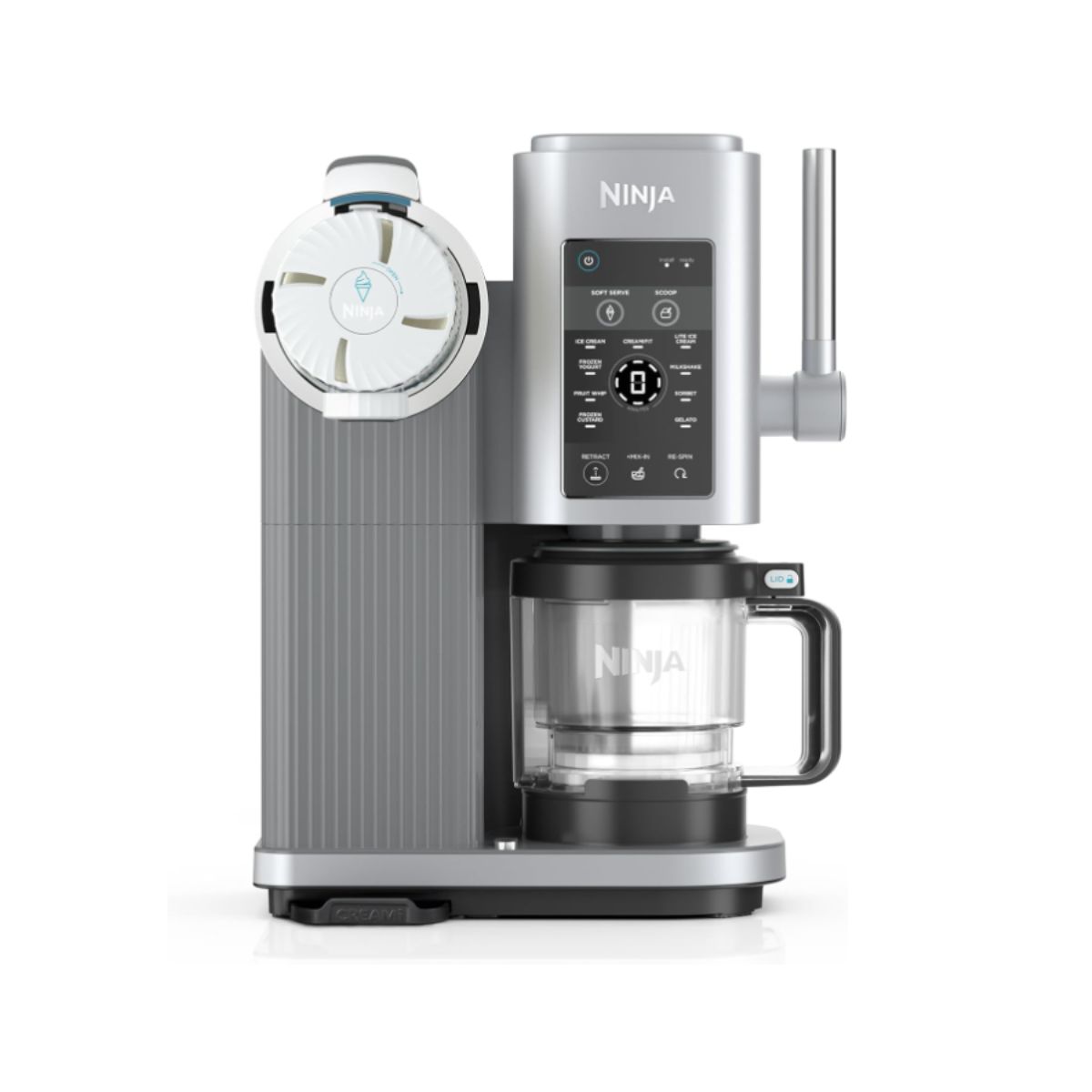 Ice Cream Maker - Ninja 13-in-1 Soft Serve Ninja ice cream maker in sleek design with soft serve handle