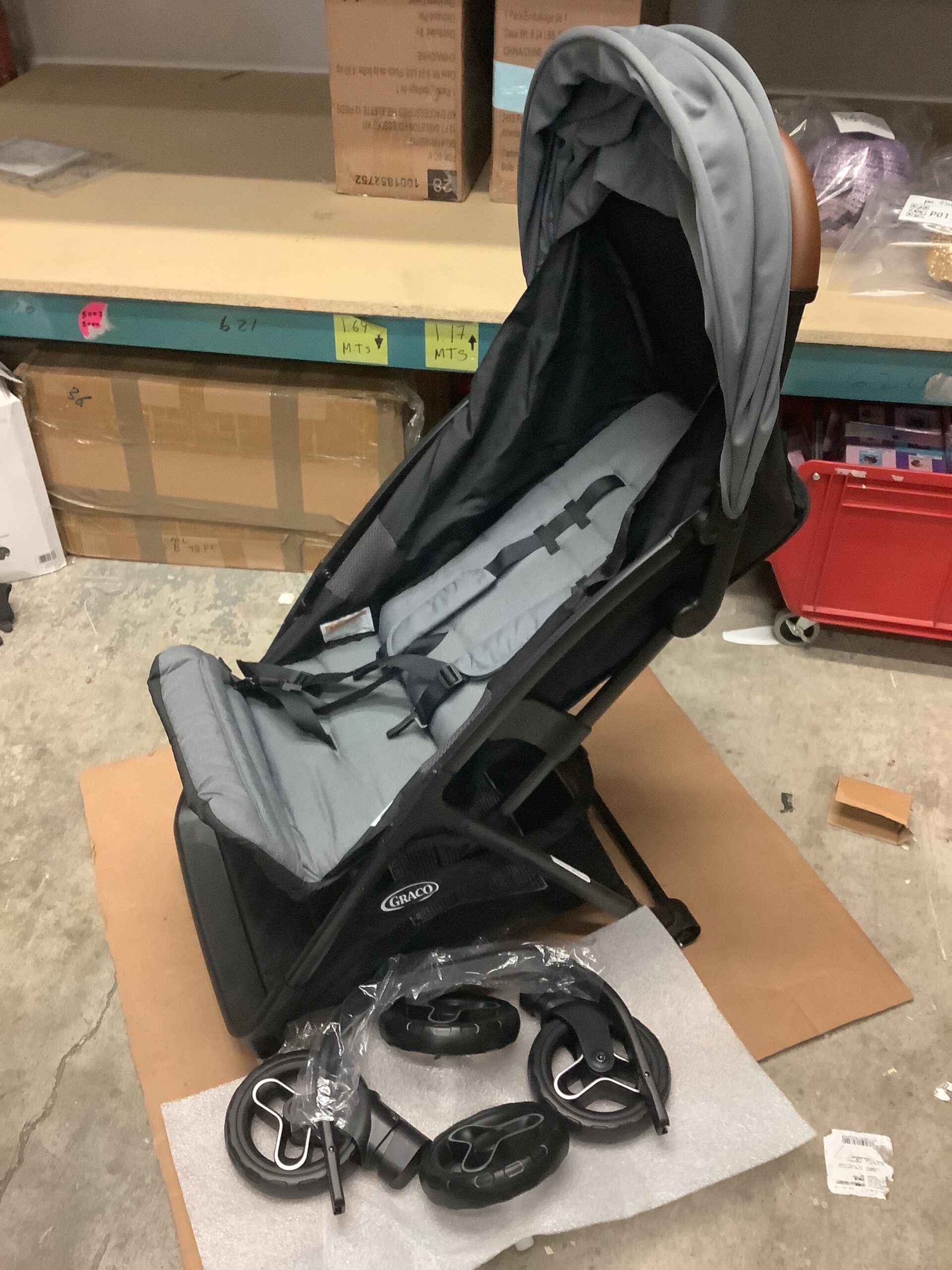 Graco compact travel stroller in sleek design with automatic fold