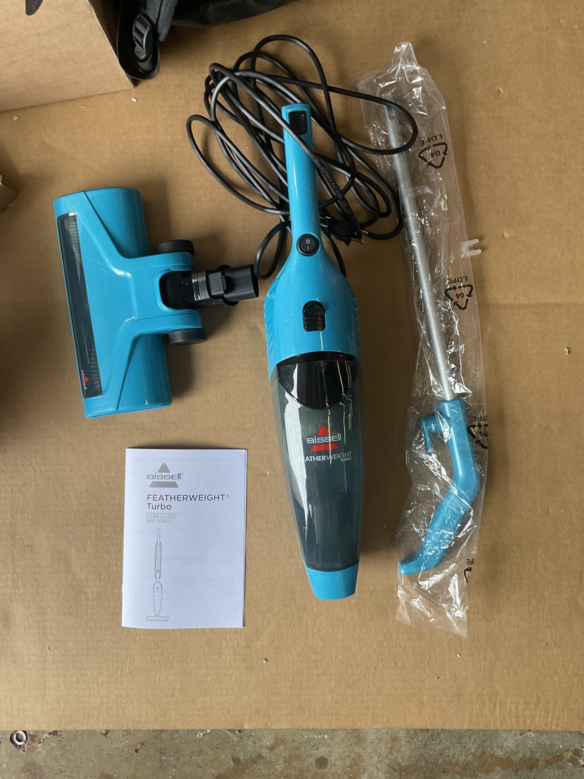 Bissell stick vacuum in lightweight compact design with 15 ft cord