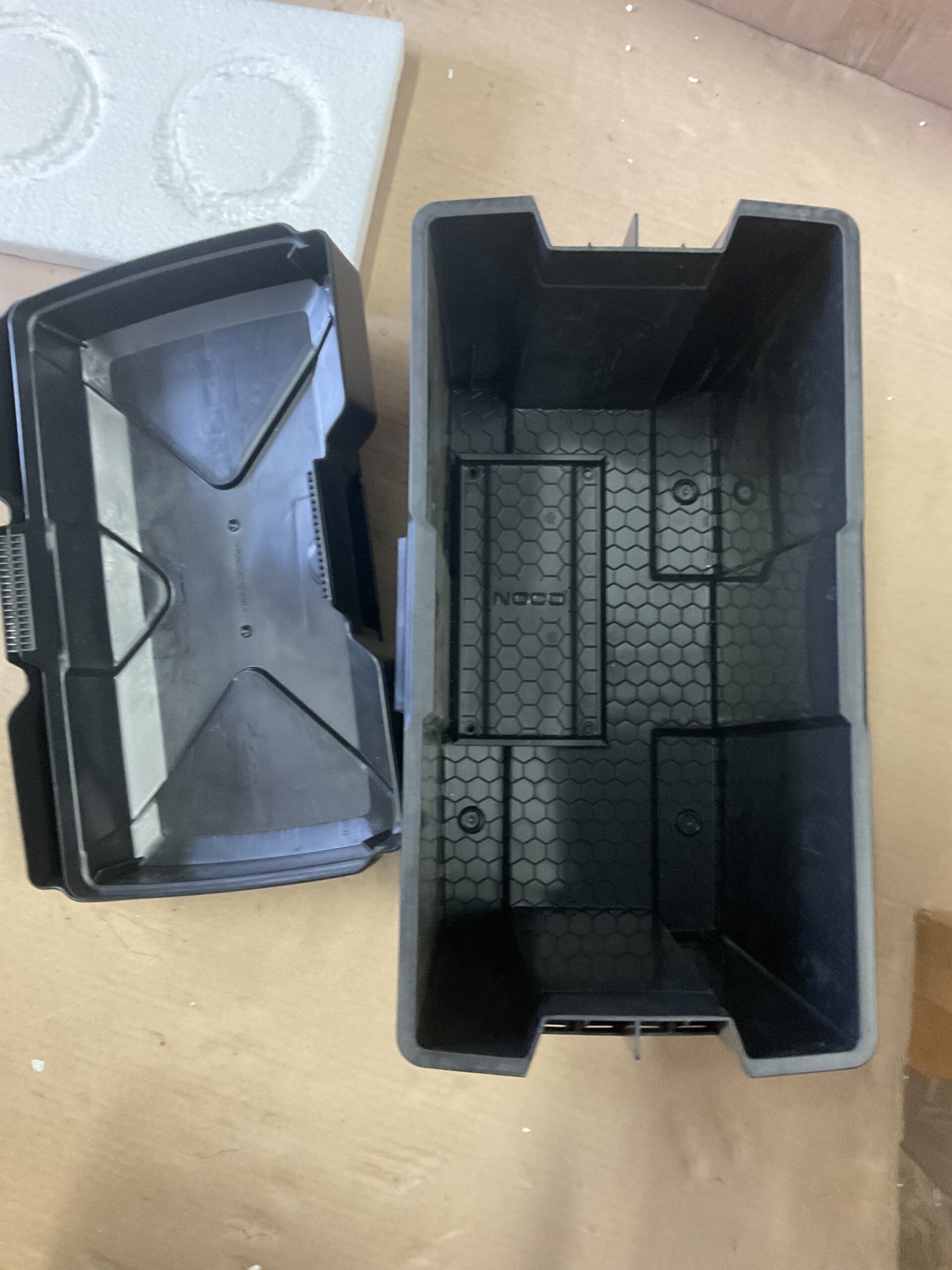 Noco group 27 battery box in rugged black design