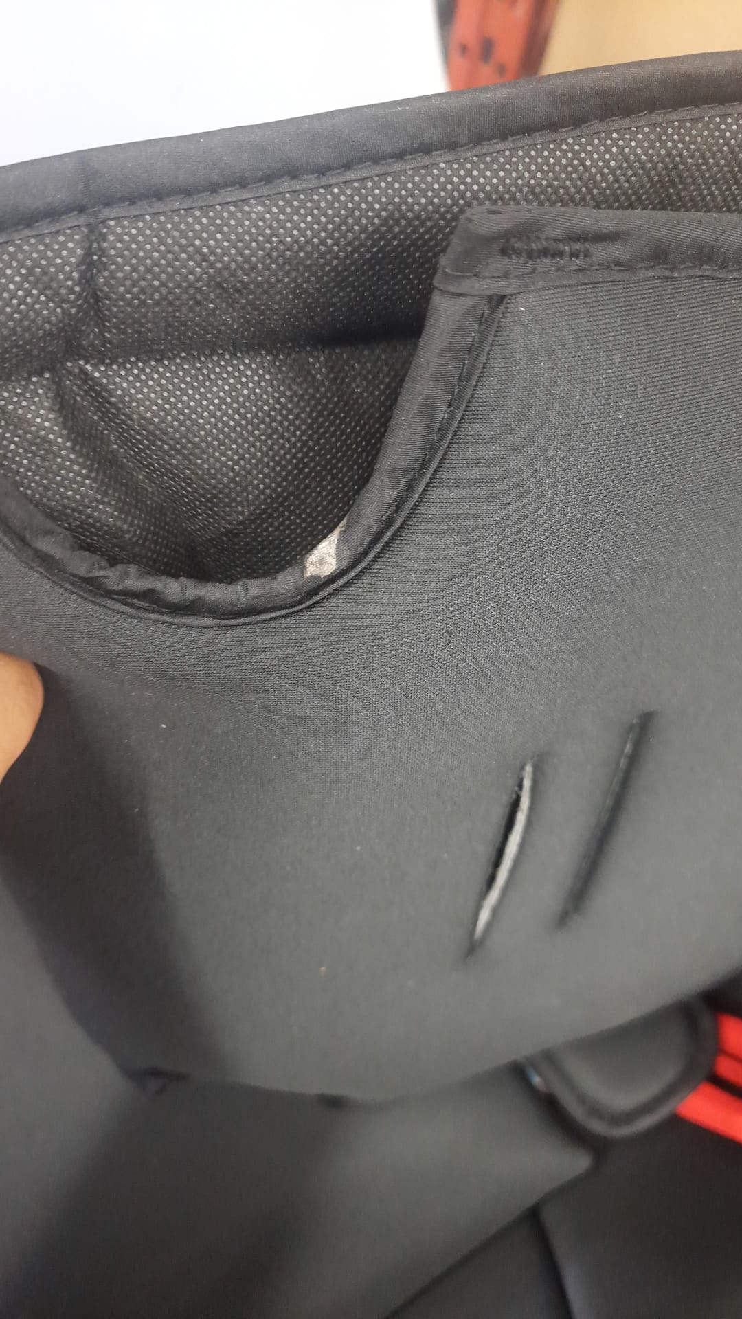 Graco harness booster seat in grey and black for child safety