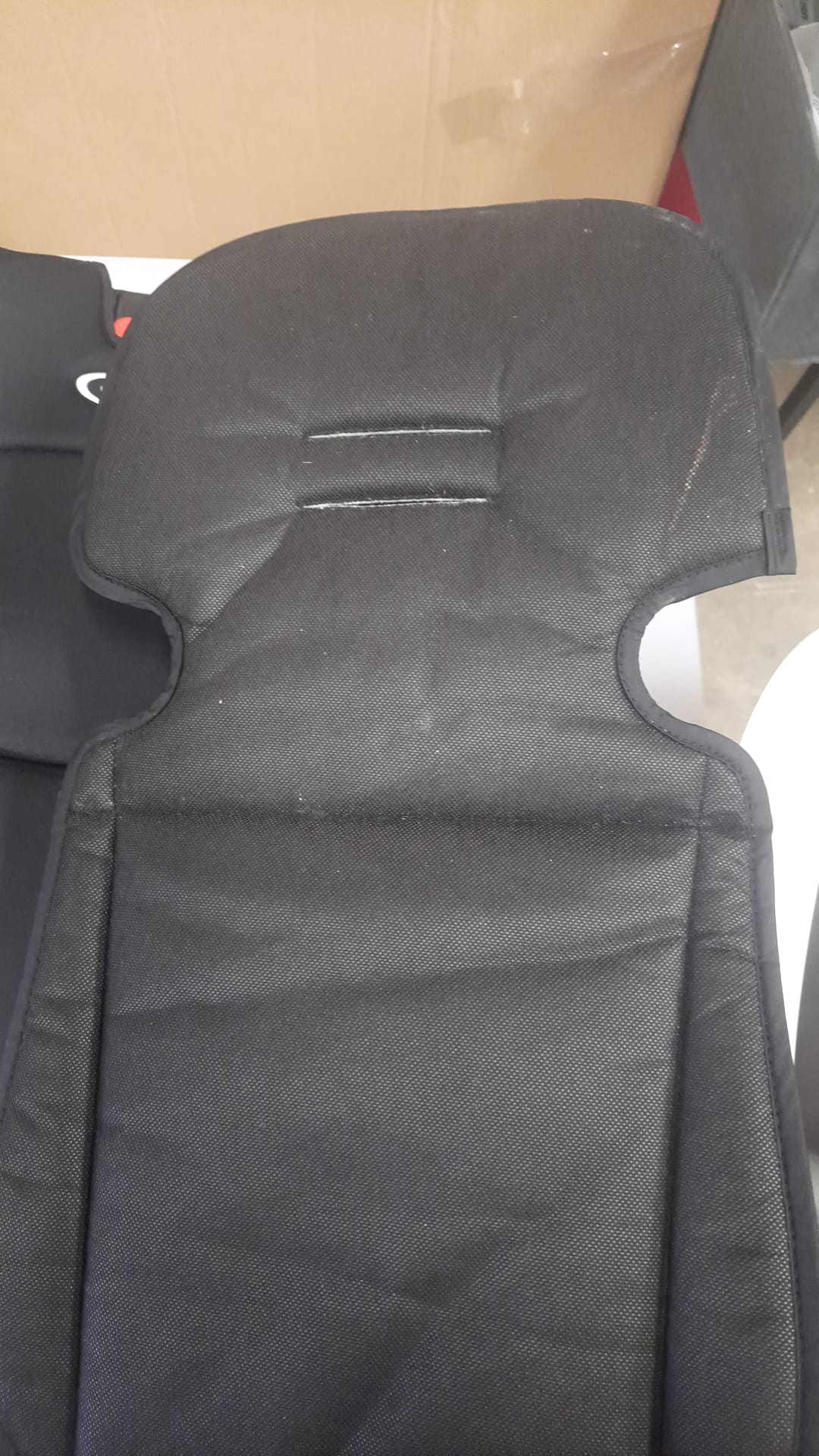 Graco harness booster seat in grey and black for child safety