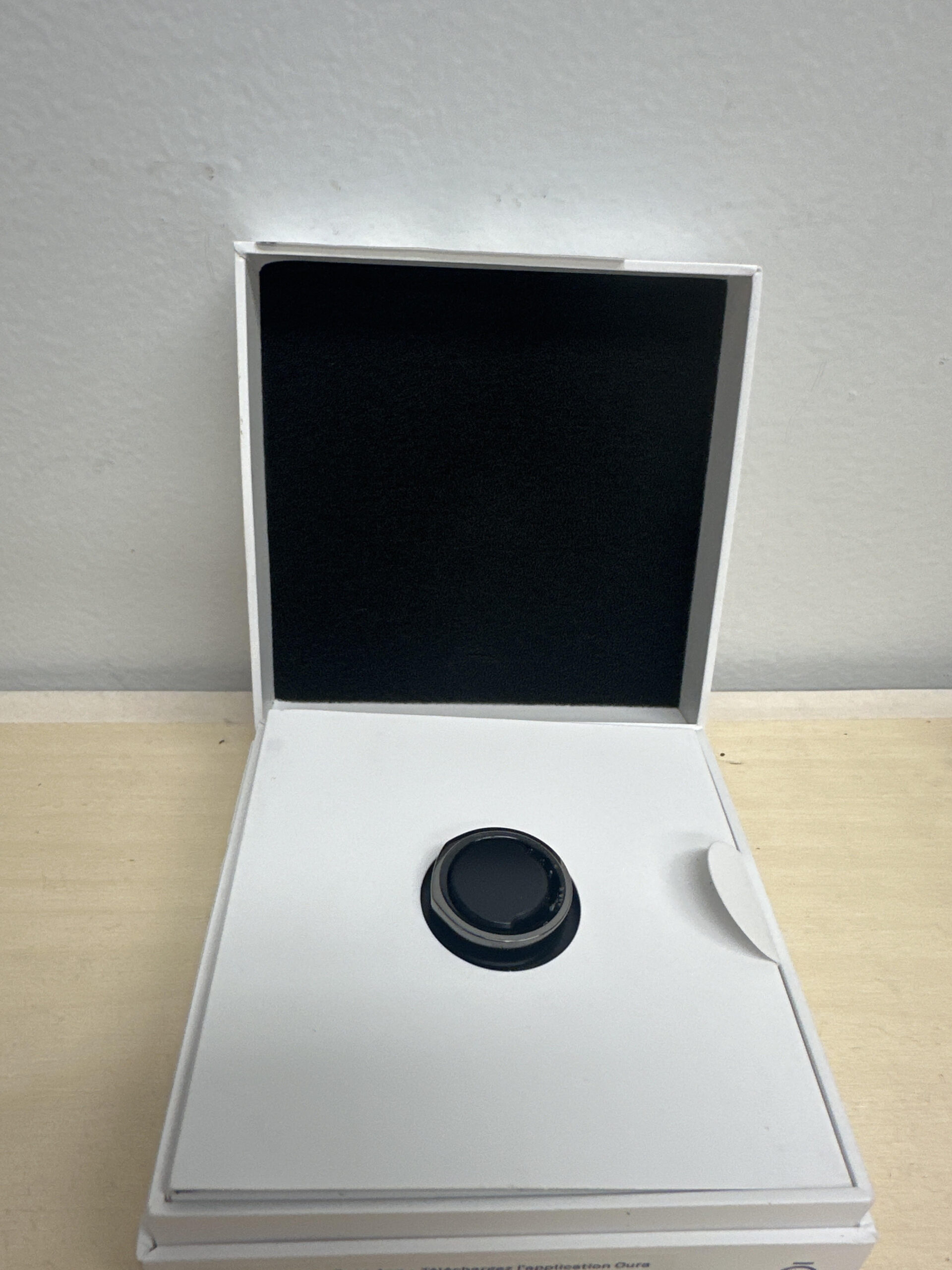 Oura smart rings in sleek black finish