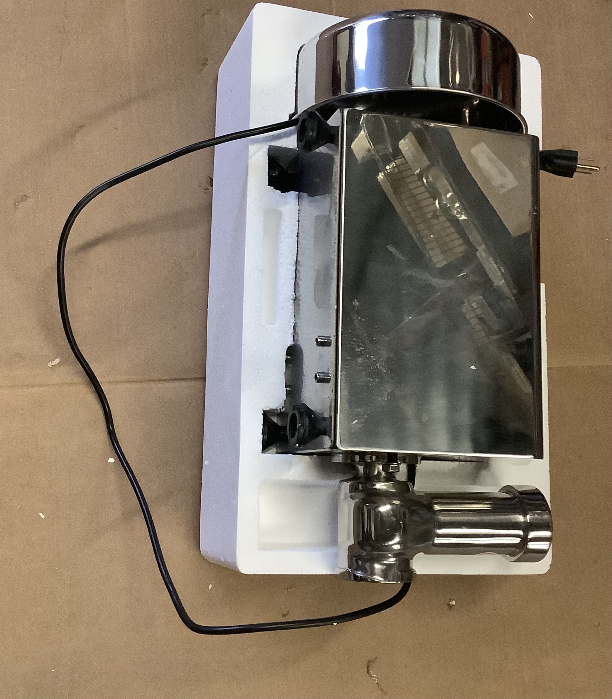 COSTWAY electric tomato strainer in stainless steel finish