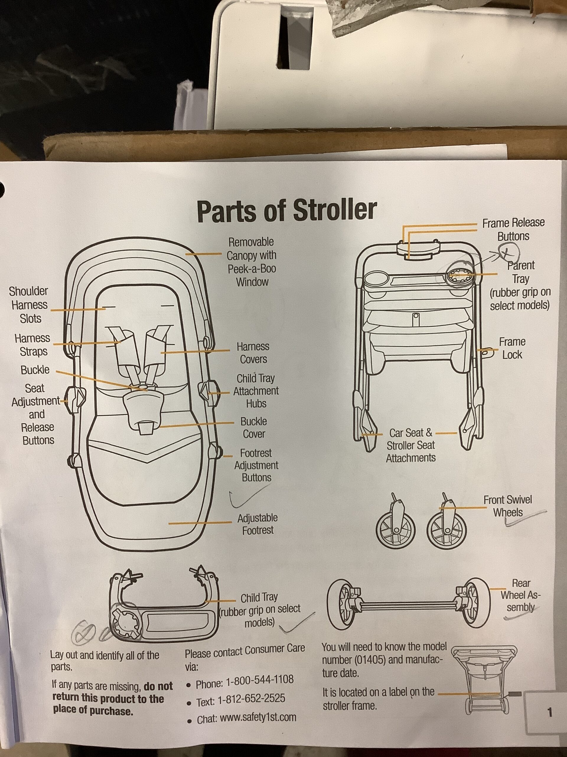 Safety 1St travel system stroller in versatile configurations