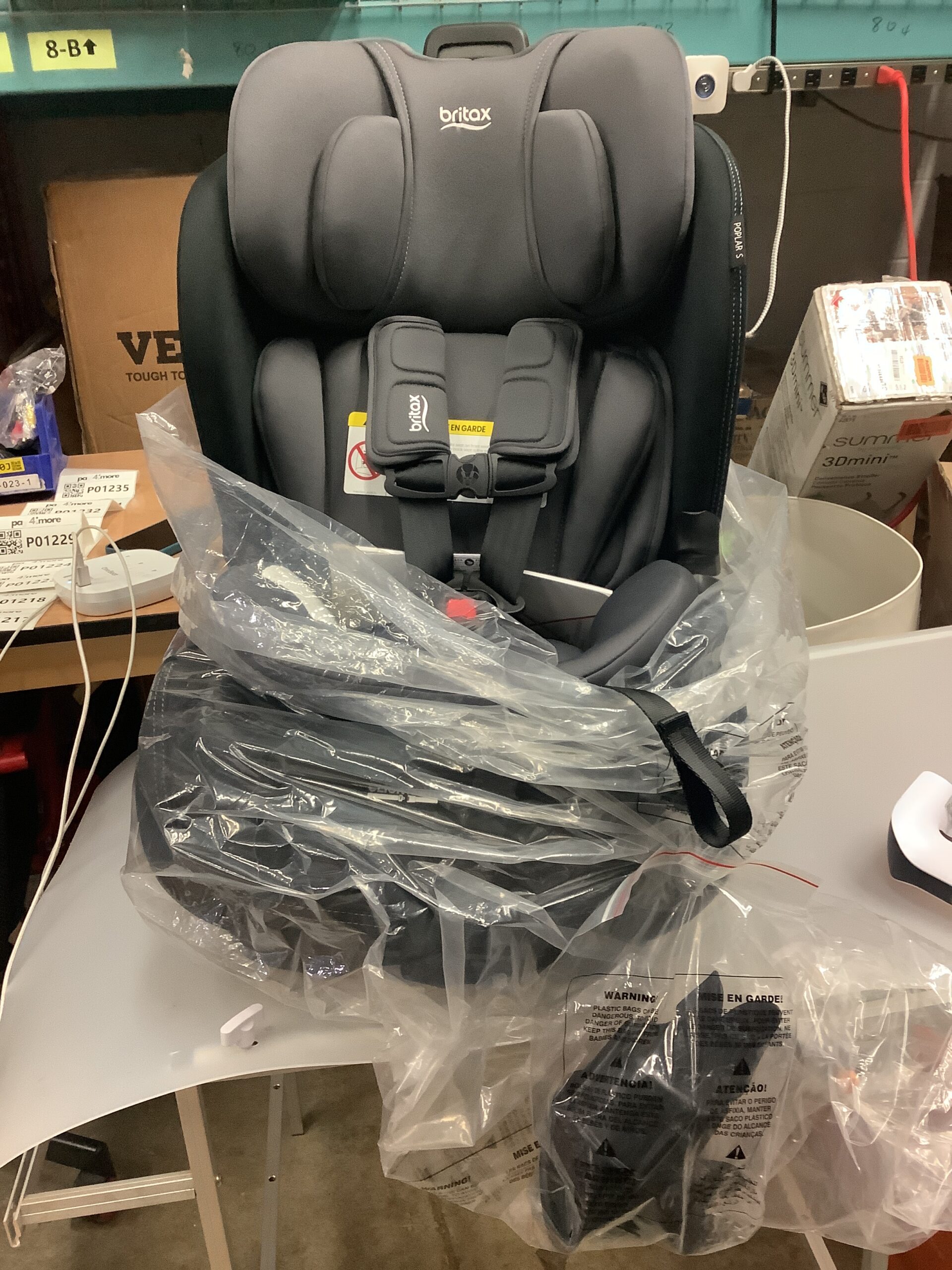Britax convertible car seat in sleek compact design