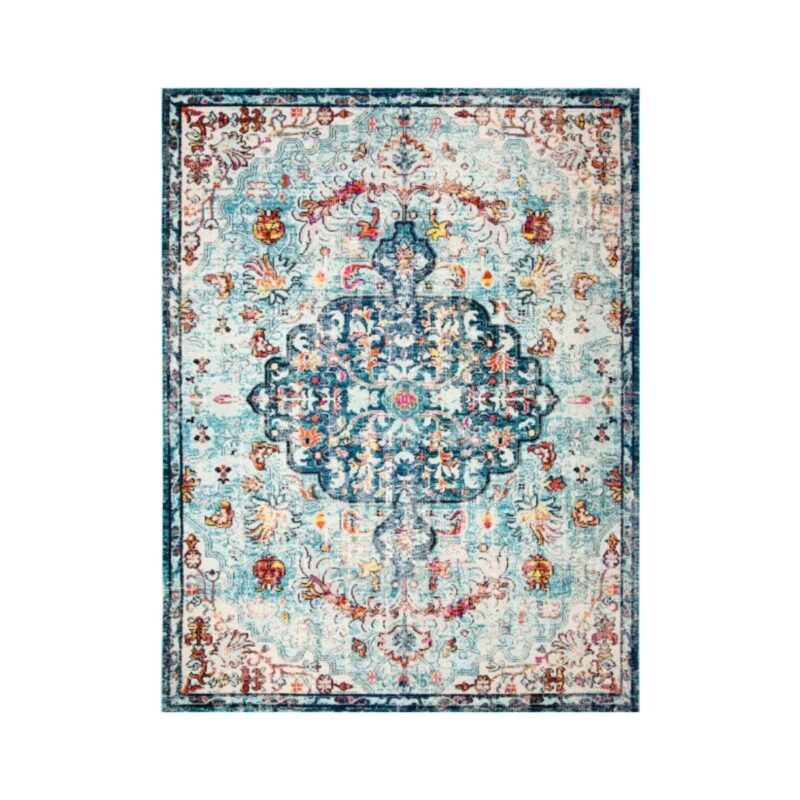 Safavieh indoor area rug in navy and light blue 8x10