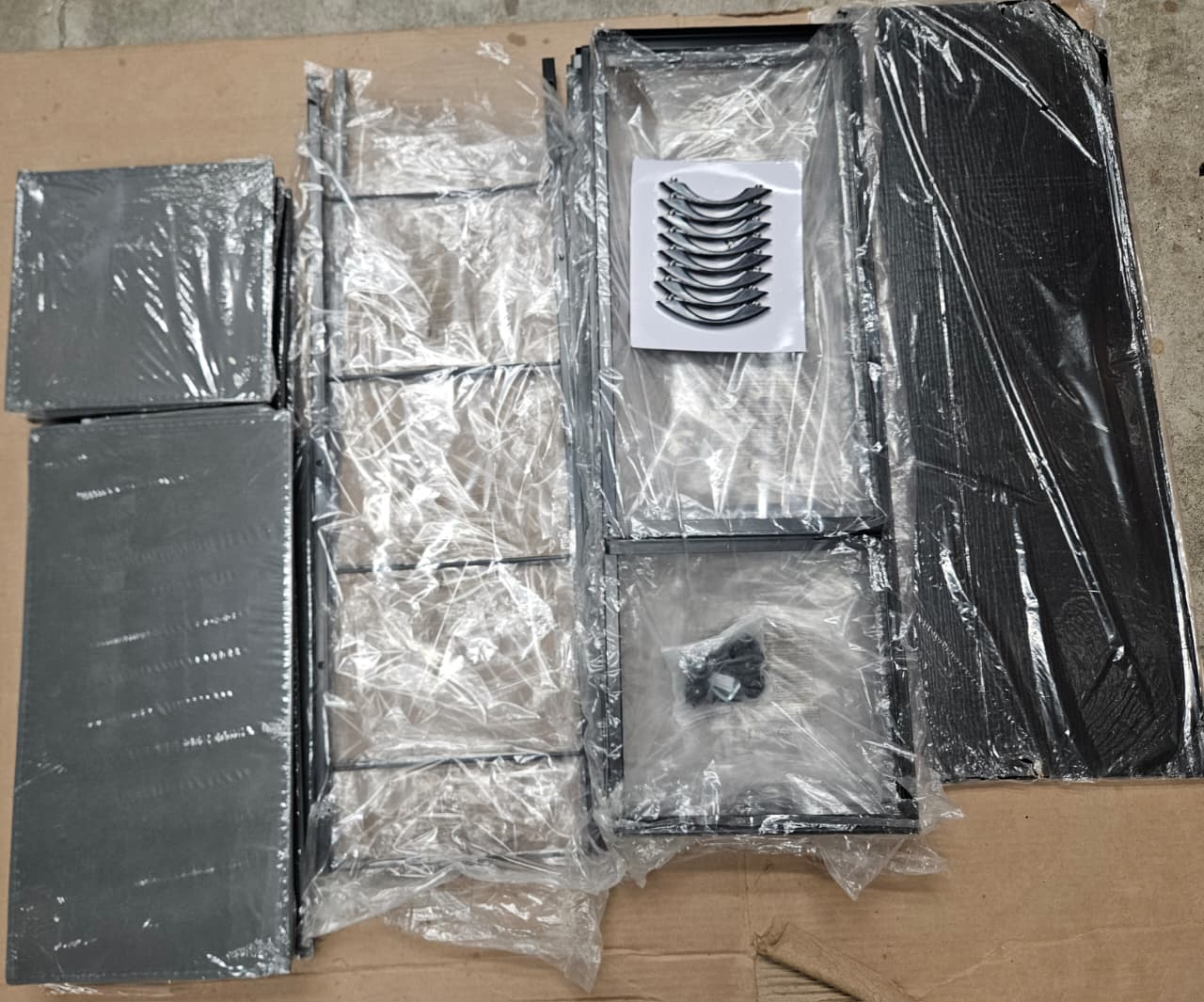 LLappuil tall fabric dresser chest in grey bedroom storage