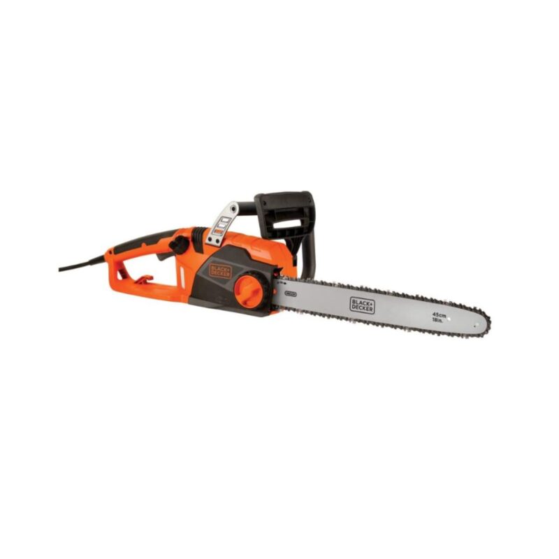 BLACK+DECKER corded chainsaw in 18-inch size for efficient cutting