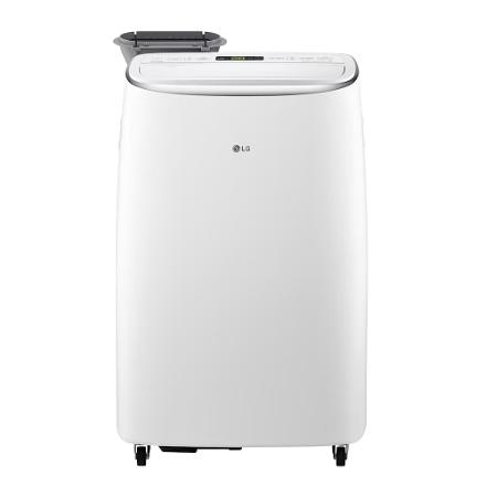 Lg portable air conditioner in white finish with smart Wi-Fi